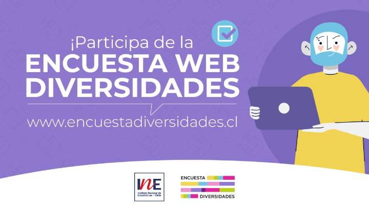 Instituto Nacional de Estadísticas continúa aplicando la Encuesta Web Diversidades hasta septiembre