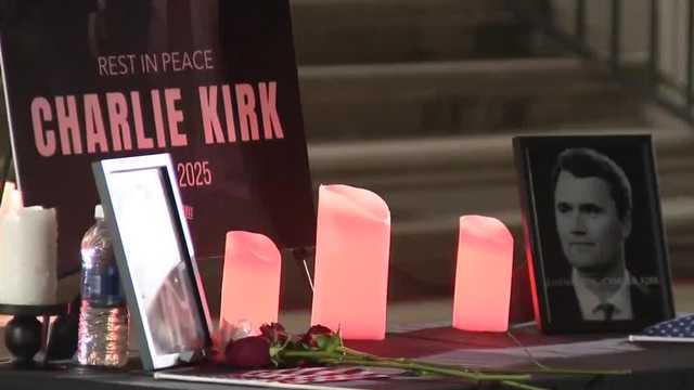 University of Louisville students organize vigil for Charlie Kirk