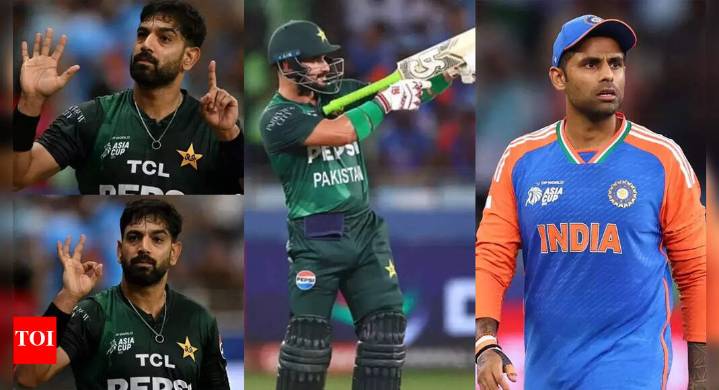 ICC punishes Haris Rauf and Sahibzada Farhan for actions during India vs Pakistan match; Suryakumar Yadav also fined