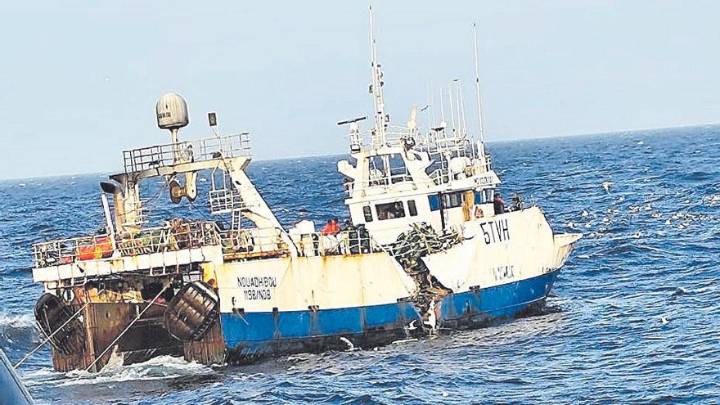 Detenidos el capitán y el primer oficial del buque que colisionó contra el 'Tafra 3' en Mauritania