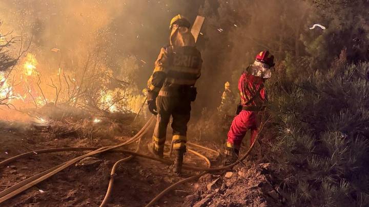 Extinguido el incendio de Yeres que afectó al Patrimonio Mundial de Las Médulas