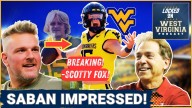 Nick Saban and Pat McAfee VERY IMPRESSED with WVU QB Scotty Fox Jr!