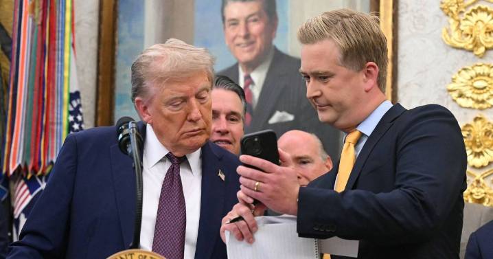 Trump dismisses video of items thrown from White House as fake AI