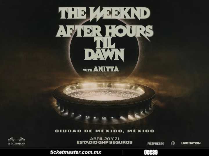 The Weeknd regresa a la CDMX con dos fechas en el Estadio GNP Seguros en 2026