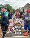 85 armas blancas recolectadas en jornada del plan desarme en La Macarena, Valledupar