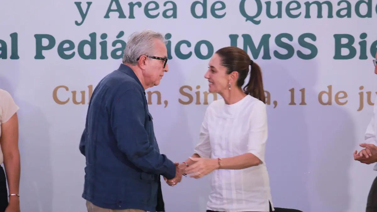 Gobernador asegura que abordará diferentes temas con Sheinbaum en su visita por Sinaloa