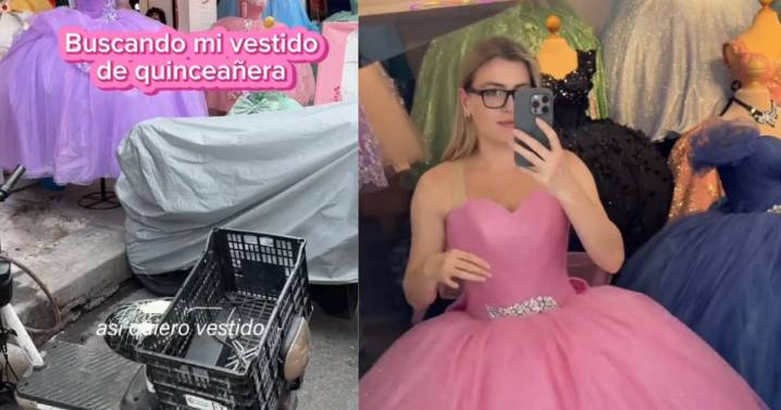Mujer ucraniana  viajó a México para comprar su vestido de quinceañera y cumplir un sueño pendiente: celebrar su fiesta de quince años