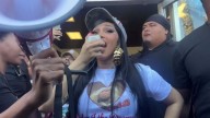 Cardi B addresses fans waiting outside