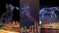 Video: el espectáculo visual con drones que rompió el récord Guinness
