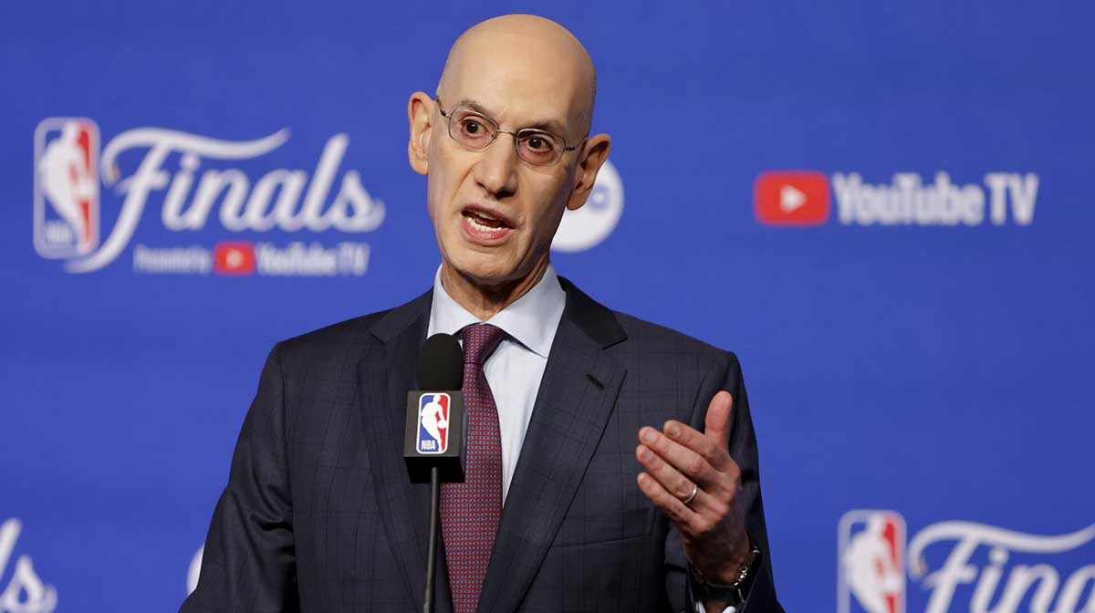 Adam Silver promotes ‘free highlights’ when asked rising streaming costs