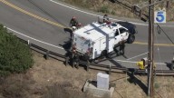 Woman airlifted after vehicle goes over side in Malibu