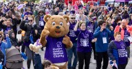 Hundreds take part in charity walk to raise money for Glasgow Children’s Hospital