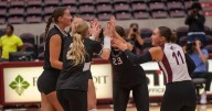 SIU spikers salvage day with sweep of Kansas CIty