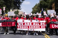 La capital de EEUU se moviliza en contra del Gobierno de Donald Trump