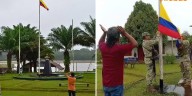 Mindef: Bandera colombiana izada en Tres Fronteras no tiene relación con conflicto en isla Santa Rosa