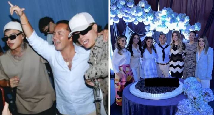 ¡Fiesta como cancha! Richard Acuña celebró a lo grande sus 41 años