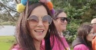 Brain tumour patients and family members take part in Walk of Hope in Motherwell