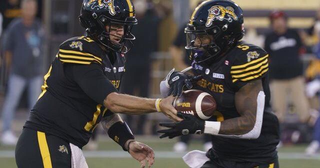 Mitchell throws two TD passes as Ticats down Blue Bombers 32