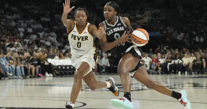 Kelsey Mitchell scores 34 points, leads Fever to Game 1 upset win over Aces, 89