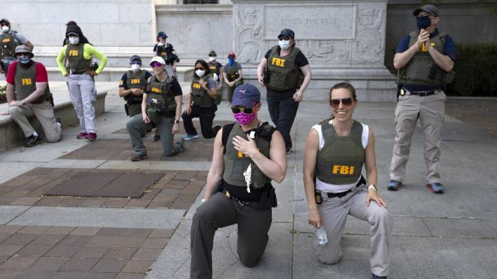 FBI agents fired, including some shown kneeling during 2020 protests