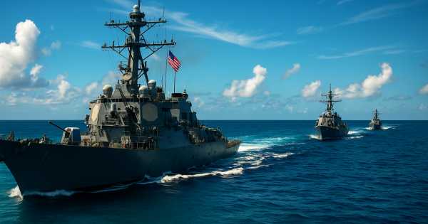 ¿Se desata la Tercera Guerra Mundial? Estados Unidos despliega buques "destructores" en un país apoyado por Rusia