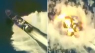 Moment three 'narcoterrorists' killed as Trump bombs third Venezuelan drug boat and US war with cartels heats up
