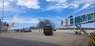Al menos dos heridos tras estrellarse una aeronave en el principal aeropuerto de Venezuela