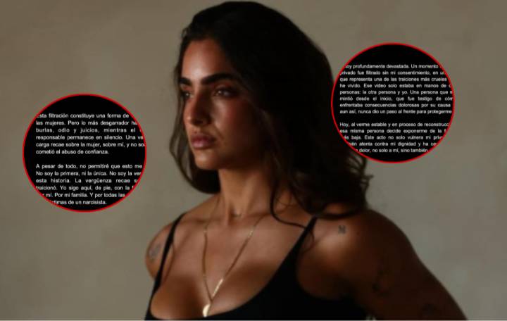 Isabella Ladera rompe el silencio: “El video solo estaba en manos de dos personas: Él y yo”