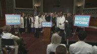 Sen. Sanders, public health officials speak on vaccines