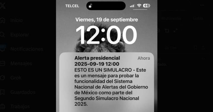 Simulacro Nacional 2025: Alerta Sísmica en celulares provoca pánico colectivo en México
