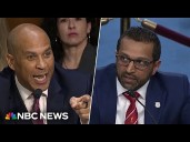 Cory Booker and FBI Director Patel get into heated exchange over Trump policies