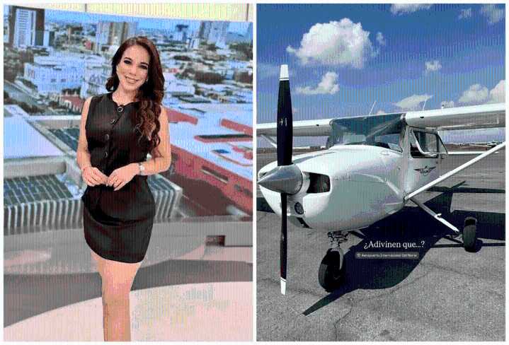 Débora Estrella, conductora de TV, aprendía a volar previo al accidente: revelan detalles