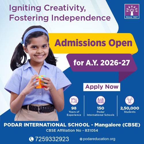 Mangaluru: Podar International School - A legacy of excellence & vision for future