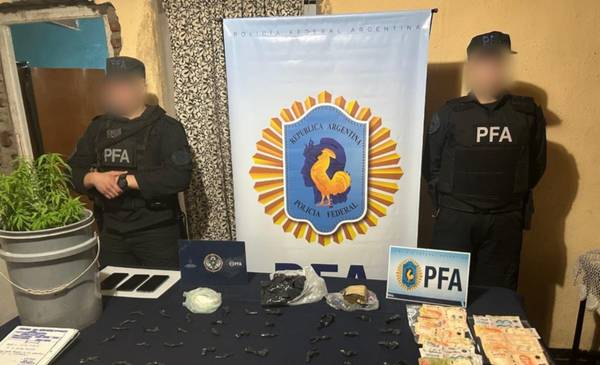 La Policía Federal desmanteló una banda que vendía drogas en Córdoba y Santa Fe