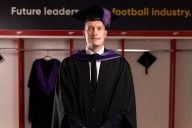 Phil Jones graduates as he prepares for new career - with ceremony taking place at rival stadium