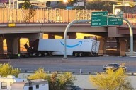 Muere chofer de tráiler de Amazon que se accidentó en El Paso