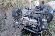 Tragedia: un auto cayó a un barranco de 200 metros y murió su conductor