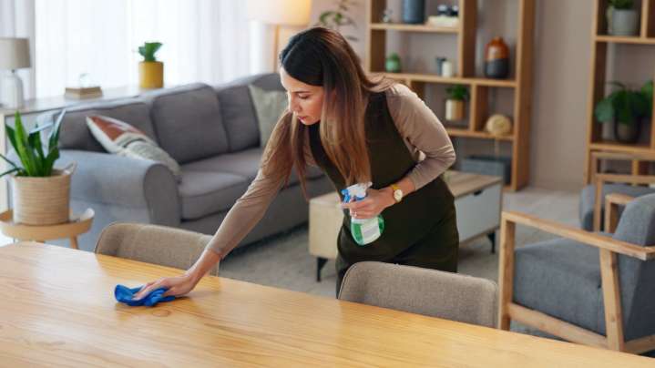 The Vinegar Cleaning Hack You Should Avoid With Wood Furniture