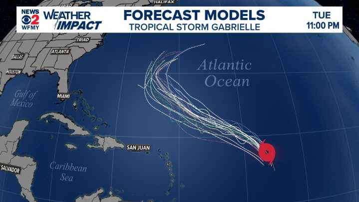 Tropical Storm Gabrielle: Will it impact the US East Coast?