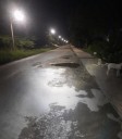 Baca: denuncian baches peligrosos en carretera a Tixkuncheil