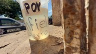 Encuentran recipiente con posible pene mutilado con la leyenda "por infiel"