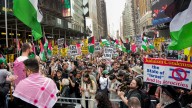 Unas 2.000 personas protestan en Nueva York contra Netanyahu durante su discurso en la Asamblea General de la ONU
