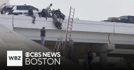 Texas deputy rescued from overpass