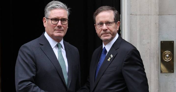 Israel’s President Herzog said ‘argued out of respect’ with British PM