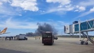 Avión privado se estrelló en la pista del Aeropuerto Internacional Simón Bolívar
