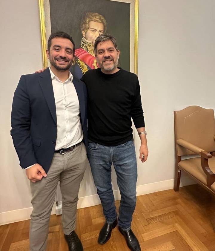 Balladares se reunió con Carlos Bianco