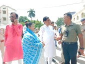Mayor Dipak Majumder reviews immersion preparations ahead of Durga Puja conclusion