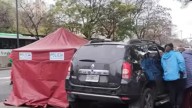 Un hombre murió en plena 9 de Julio mientras manejaba su auto