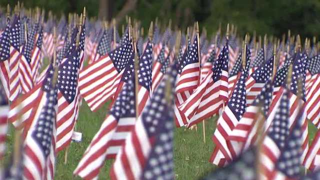 Nebraskans gather at Memorial Park to honor 9/11 victims and Charlie Kirk