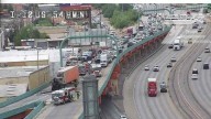 Vehicle fire disrupts I-10 East traffic near Juárez, US